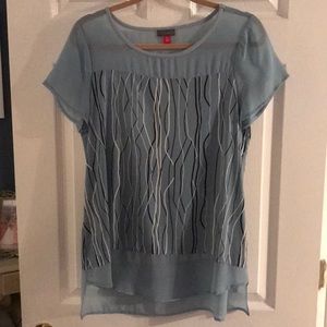 A Vince Camino blue blouse
